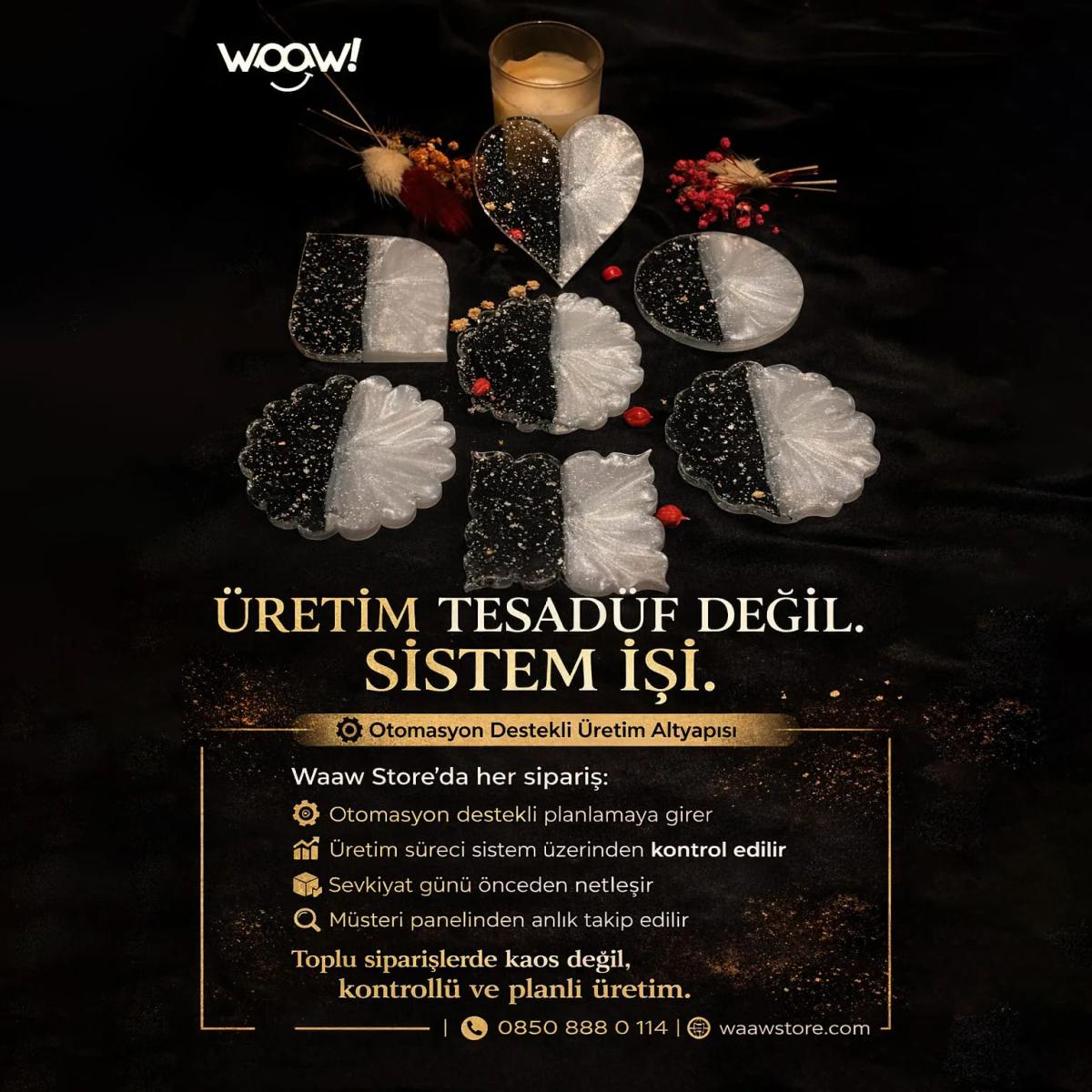 Waaw Store epoksi ve reçine bazlı ürün ailesi